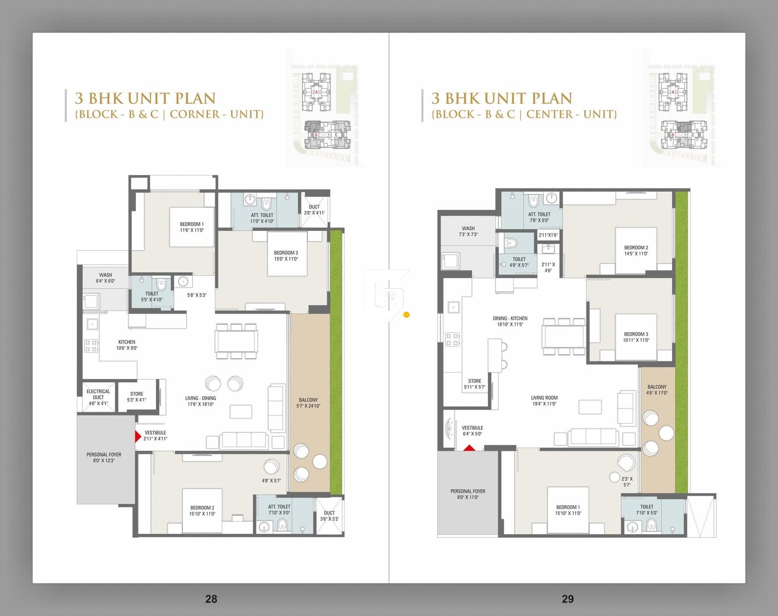 The stately by Samved at Kudasan 3BHK